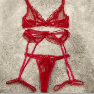 For Love & Lemons Red Set
